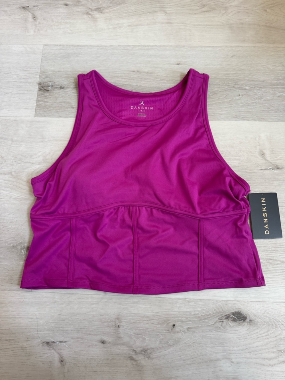 Danskin Magenta Performance Crop Tank